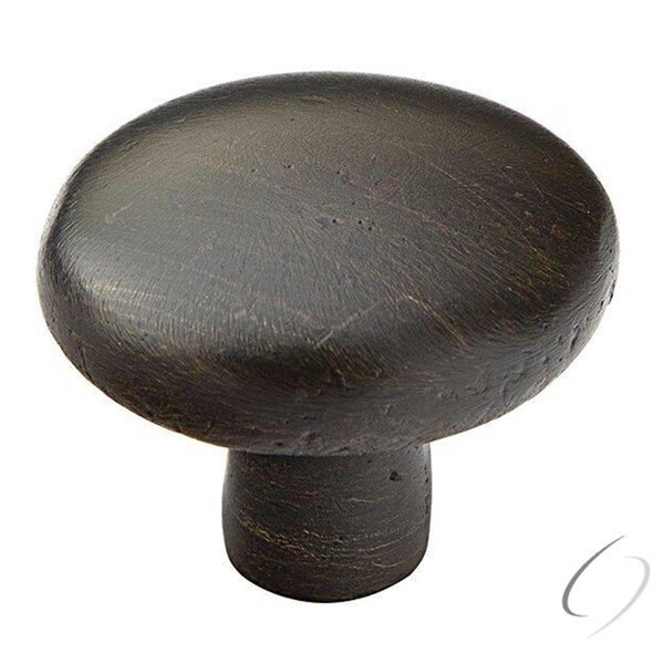 Patioplus 1.25 in. Bronze Round Cabinet Knob, Medium Bronze - PA2667344