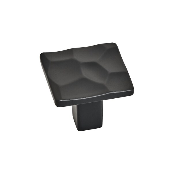 Amerock Kamari 1-3/16 in 30 mm Length Matte Black Cabinet Knob - BP36821MB