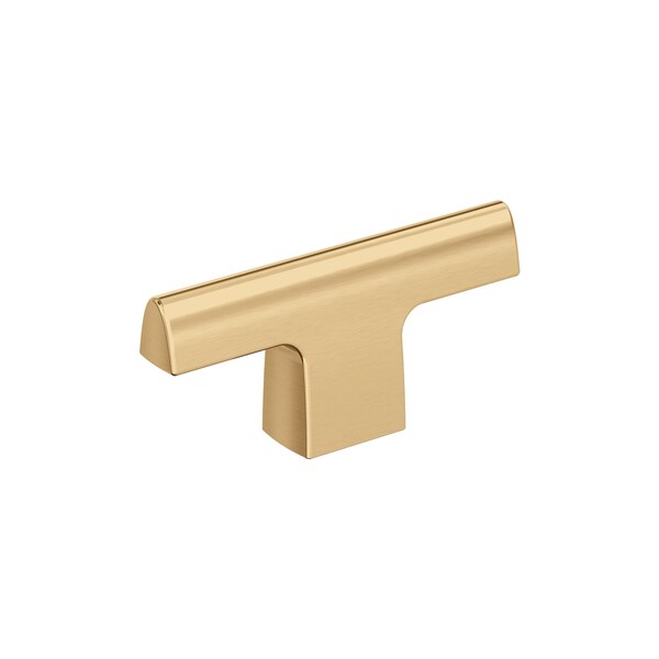Amerock Riva 2-1/2 inch 64mm Length Champagne Bronze Cabinet Knob - BP55361CZ