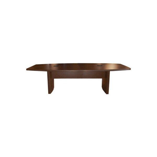 Safco Safco 8' Boat-Shaped Conference Table Mocha - Aberdeen Series - ACTB8LDC
