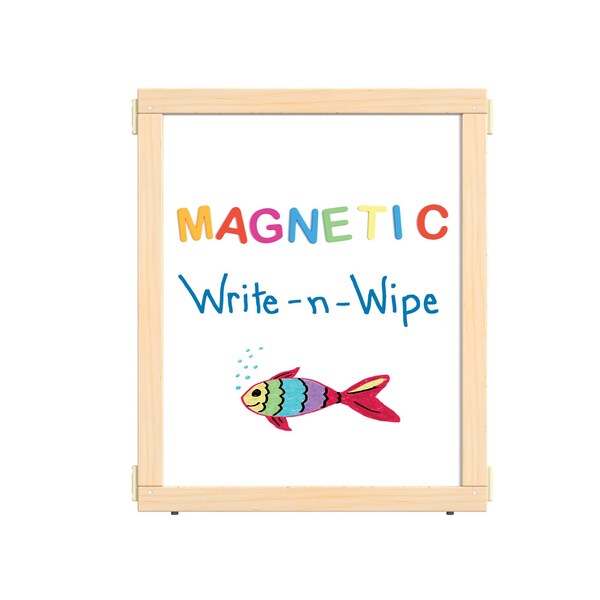 Jonti-Craft KYDZ Suite Panel, E-height, 24 in. Wide, Magnetic Write-n-Wipe - 1510JCEMG