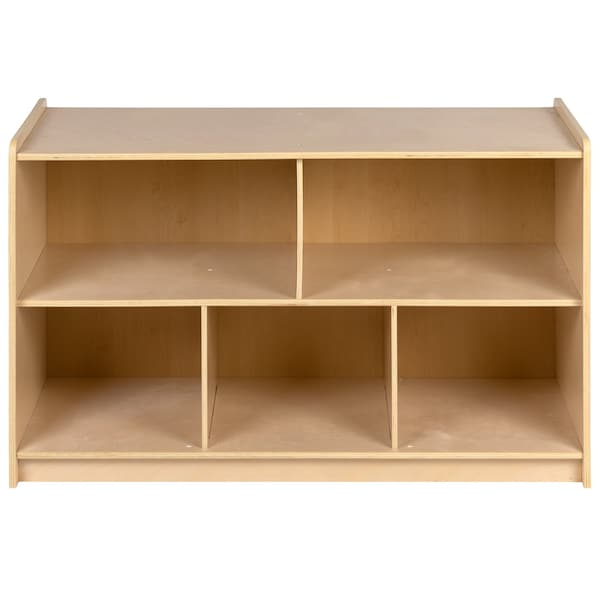 Flash Furniture Wooden 5 Section School Classroom Storage Cabinet - MK-STRG004-GG