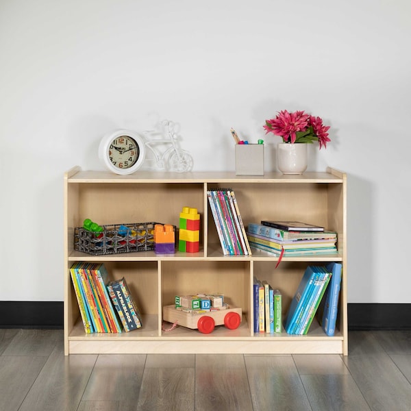 Flash Furniture Wooden 5 Section School Classroom Storage Cabinet - MK-STRG004-GG