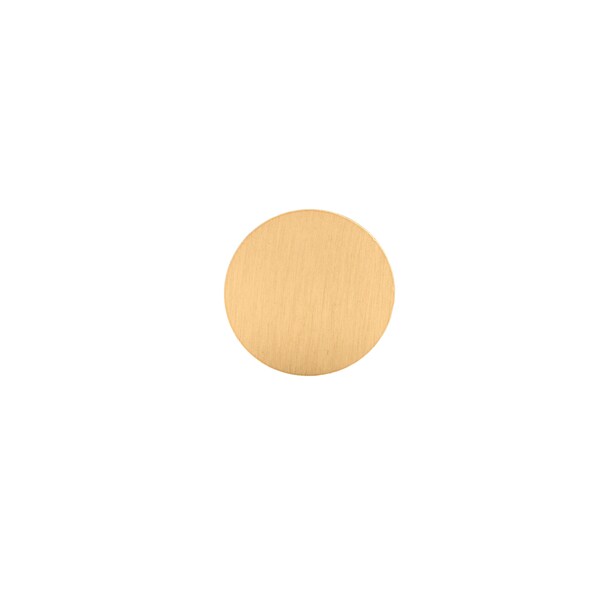 Richelieu 1 1/4 in (32 mm) Brushed Gold Contemporary Cabinet Knob - 798632165