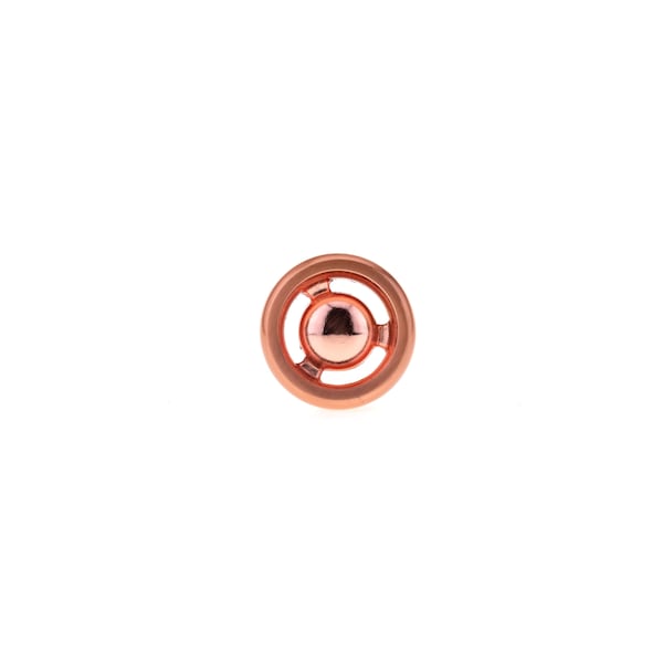 Richelieu 1 13/32 in (36 mm) Rose Gold Eclectic Cabinet Knob - BP220936192