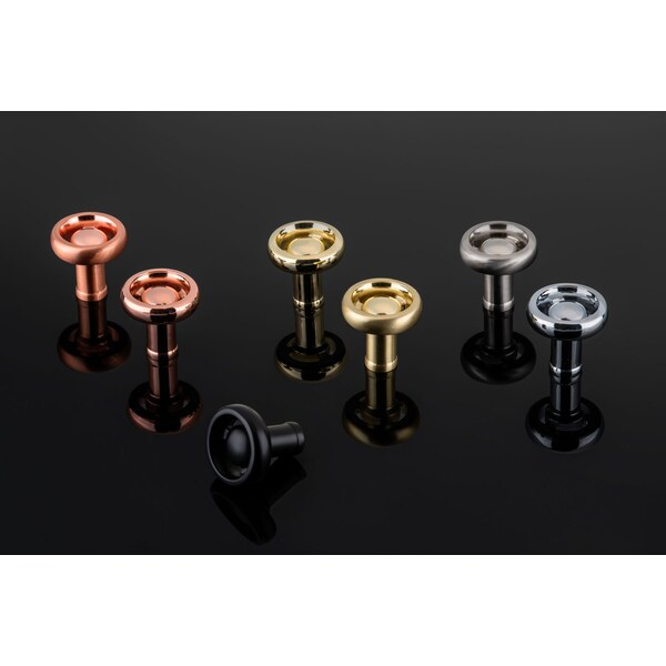 Richelieu 1 13/32 in (36 mm) Rose Gold Eclectic Cabinet Knob - BP220936192