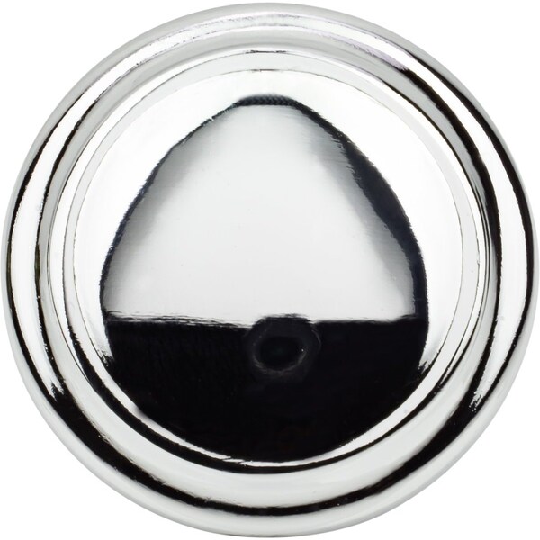 Designperfect 1-1/4 Diameter Round Cabinet Knob, Polished Chrome, 25PK - DPA25R92KPC