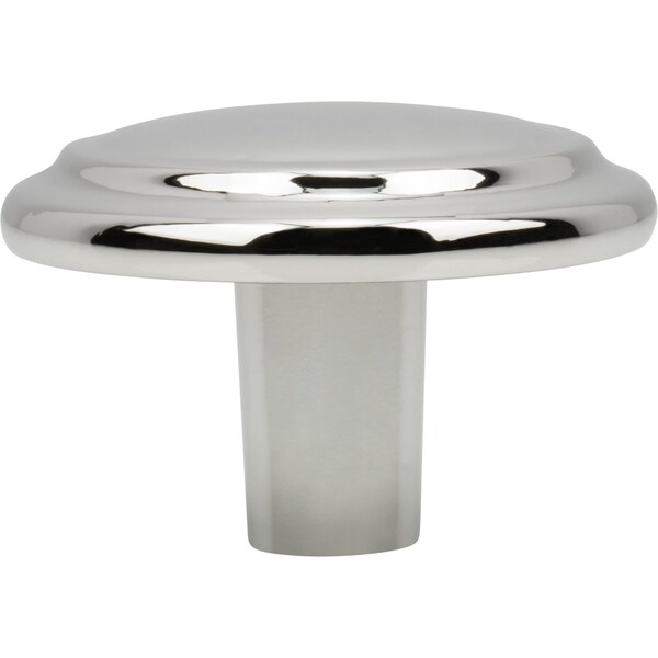 Designperfect 1-1/4 Diameter Round Cabinet Knob, Polished Chrome, 25PK - DPA25R92KPC