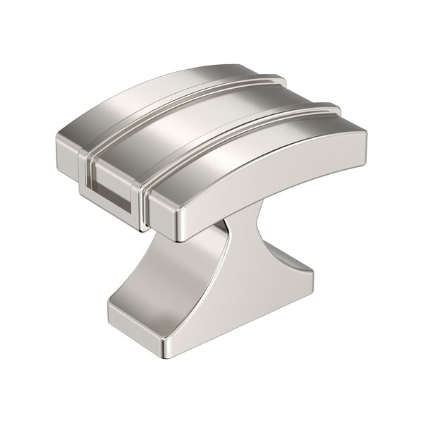Amerock Davenport 1-1/4 inch 32mm Length Polished Nickel Cabinet Knob - BP36601PN