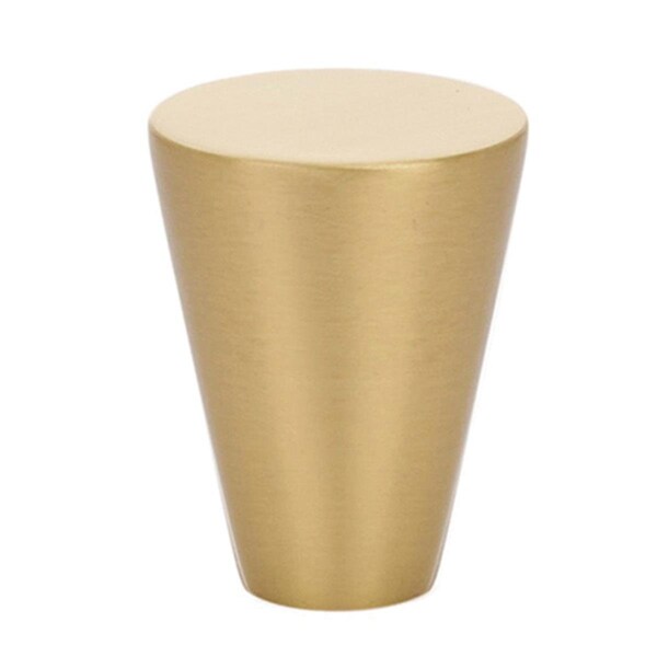 Patioplus 1 in. Cabinet Knob, Satin Brass - PA2046385