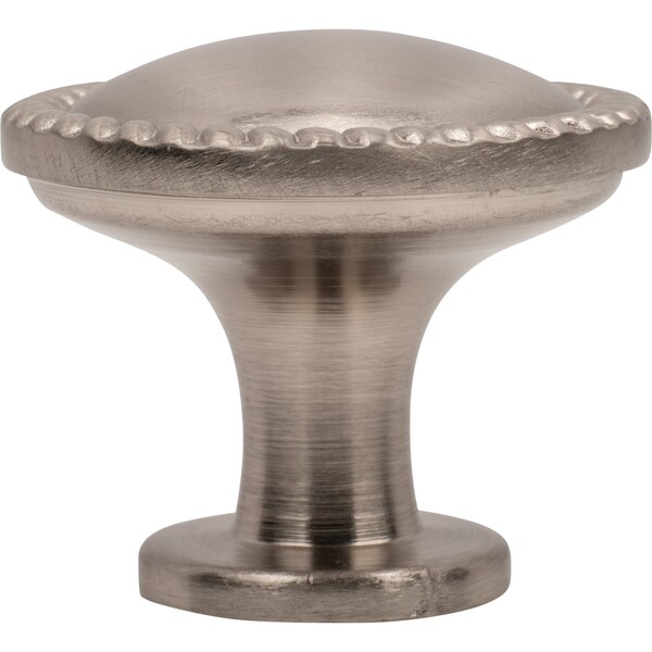 Designperfect 1-1/4 Diameter Round Cabinet Knob, Brushed Satin Nickel - DPA-R11KSNB