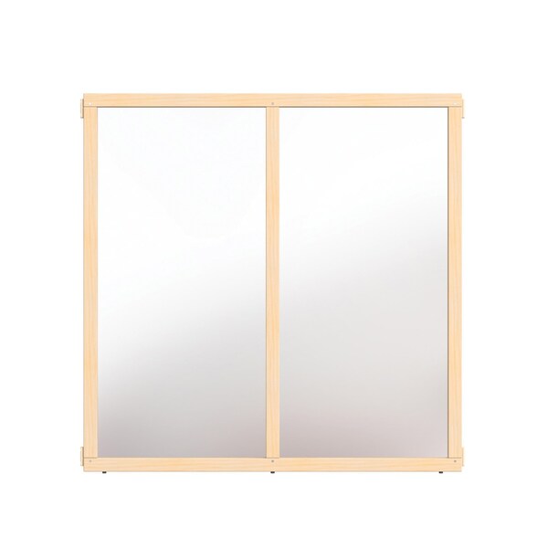 Jonti-Craft KYDZ Suite Panel, S-height, 48 in. Wide, Mirror - 1514JCSMR