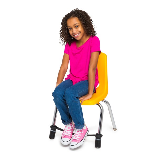 Bouncybands Bouncyband for Chairs, Black, PK2 - BBC-BK