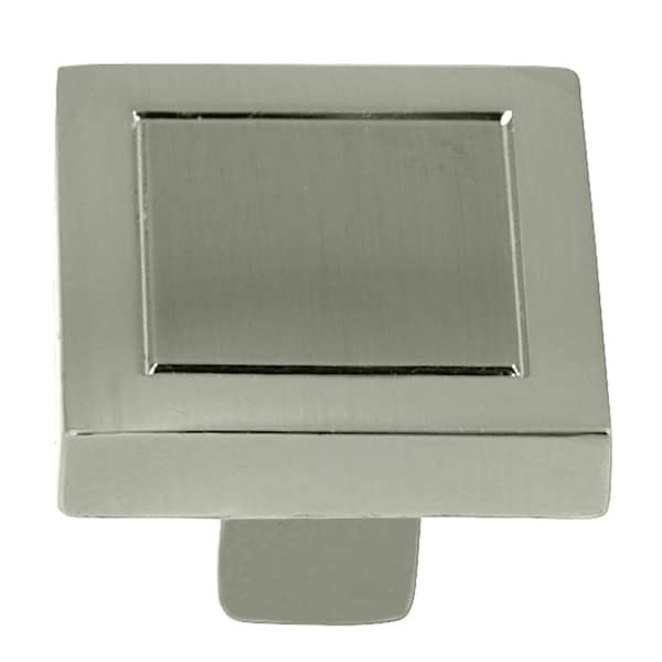 Laurey 7/8" Square Knob, Cosmo, Satin Nickel - 72828
