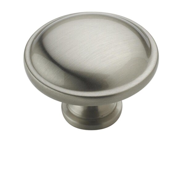 Hd Amerock 1.25 in. Knob, Satin Nickel - A53015 G10