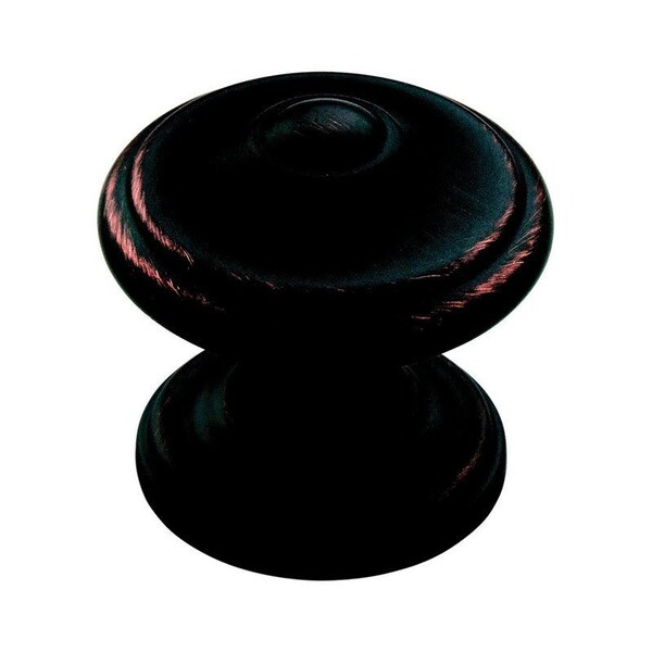 Amerock Amerock Revitalize Round Cabinet Knob 1-1/4 in. D 1-1/4 in. Oil Rubbed Bronze 1 pk - BP55341ORB