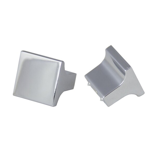 Pride Industrial 1in Square Miami Cabinet Knob Polished Chrome Finish - K83125PC
