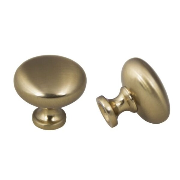 Crown 1-1/2" Mushroom Cabinet Knob Rose Gold Finish - CHK81361RG