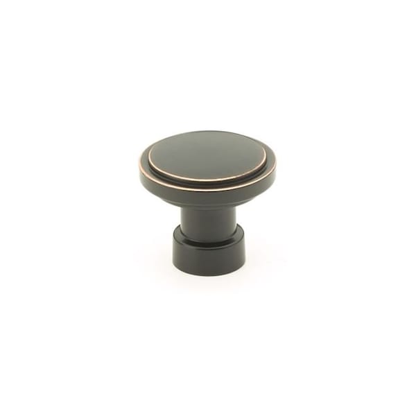 Emtek Haydon 1-1/4 in Cabinet Knob Oil Rubbed Bronze Finish - 86697US10B