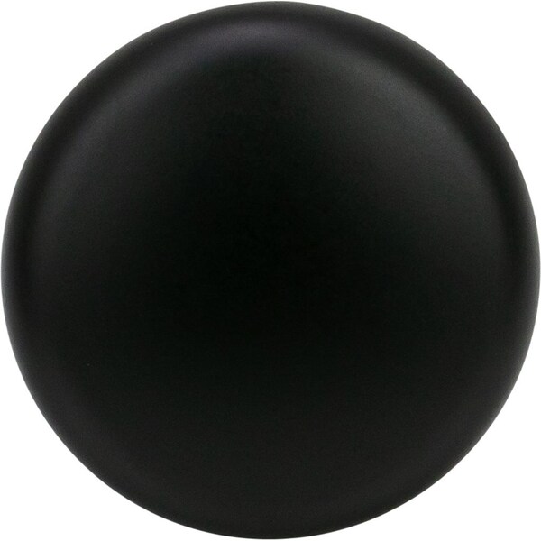 Designperfect 1-3/16 Diameter Round Cabinet Knob, Matte/Flat Black - DPA-R28KBLK