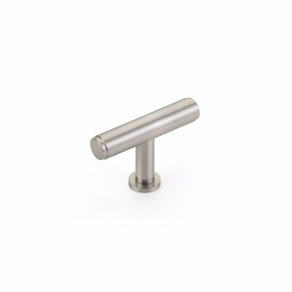 Schaub 2in Pub House T Cabinet Knob Brushed Nickel Finish - 5101-BN