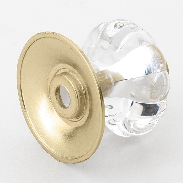 Gliderite Hardware 1-1/4 in. Clear Acrylic Cabinet Knob - 235140-SG, 25PK - 235140-SG-25
