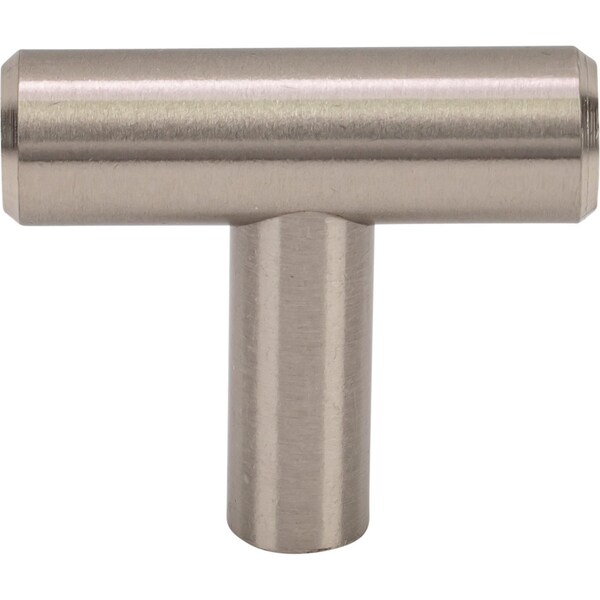 Designperfect 1-9/16 Overall Length Cabinet T-Knobb, Brushed Satin Nickel, 25PK - DPA25T14KSNB