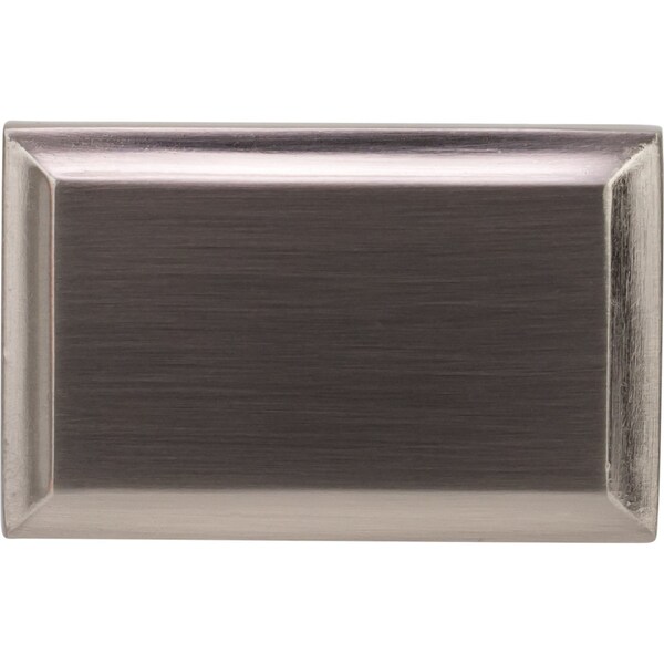 Designperfect 1-1/2 Overall Length Rectangle Cabinet Knob, Brushed Satin Nickel - DPA-A48KSNB