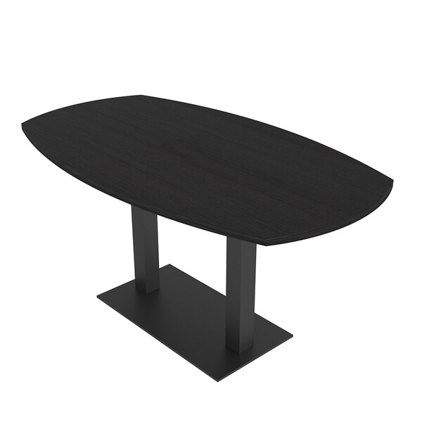 Skutchi Designs Arc Boat 36 in W, 72 in L, Black - HAR-ABOT-36X72-DOU.BK-U999ST19