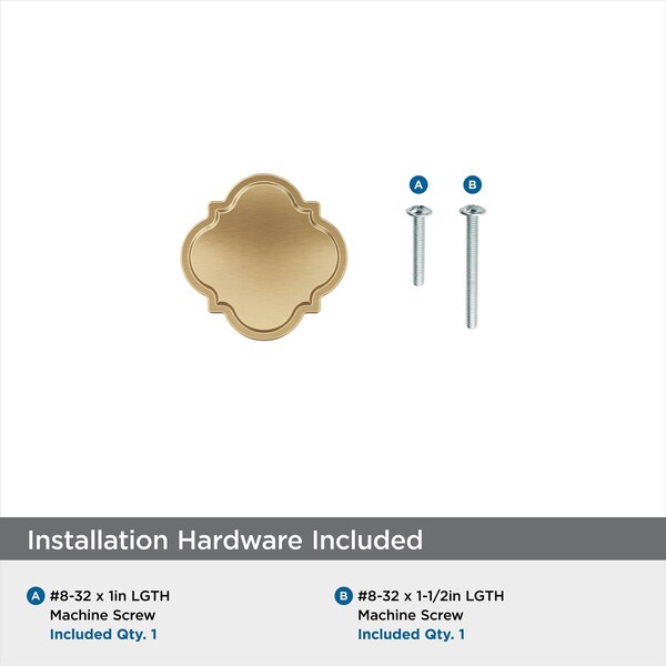 Amerock Grace Revitalize 1-3/4 inch 44mm Diameter Champagne Bronze Cabinet Knob - BP36629CZ