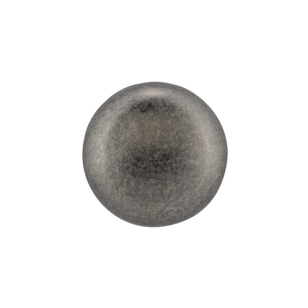 Richelieu 1 1/4 in (32 mm) Pewter Traditional Brass, Hollow Metal Cabinet Knob - BP4923142