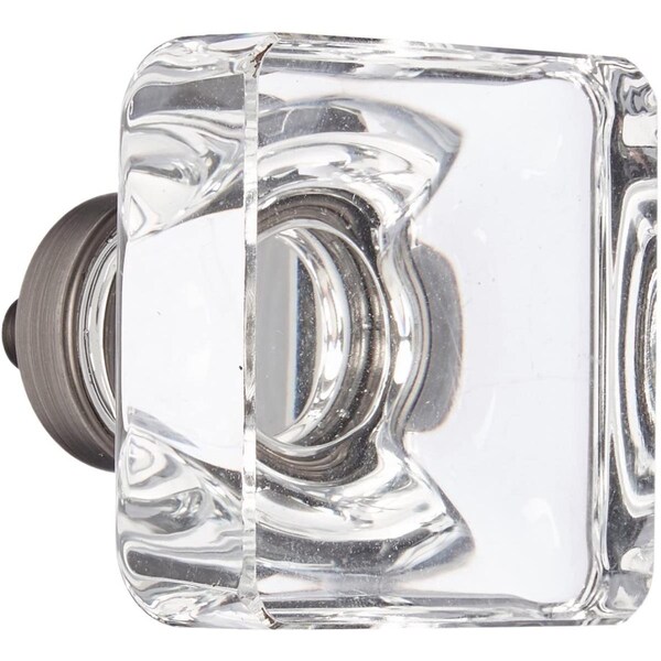 Patioplus 1.75 in. Square Cabinet Knob, Antique Nickel - PA2046392