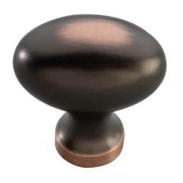 Hd Belwith 1.25 in. Knob- Oil Rubbed Bronze Highlighted - BWP3054 OBH