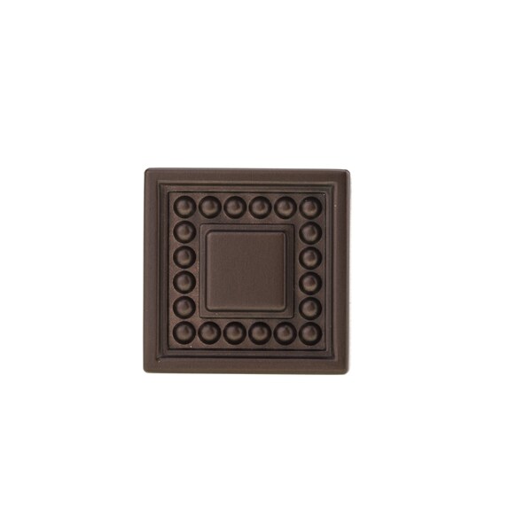 Richelieu 1 5/16 in (33 mm) x 1 5/16 in (33 mm) Honey Bronze Transitional Cabinet Knob - BP87953333HBRZ