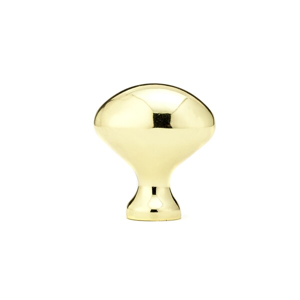 Richelieu 1 3/16 in (30 mm) x 25/32 in (20 mm) Brass Traditional Cabinet Knob - BP4443130