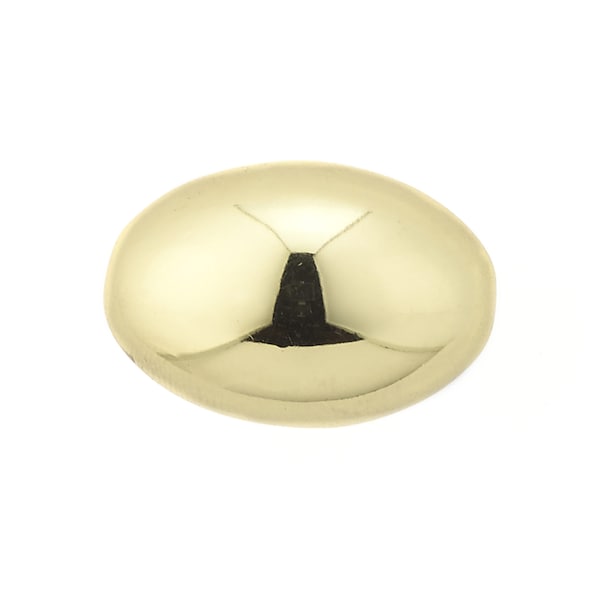 Richelieu 1 3/16 in (30 mm) x 25/32 in (20 mm) Brass Traditional Cabinet Knob - BP4443130