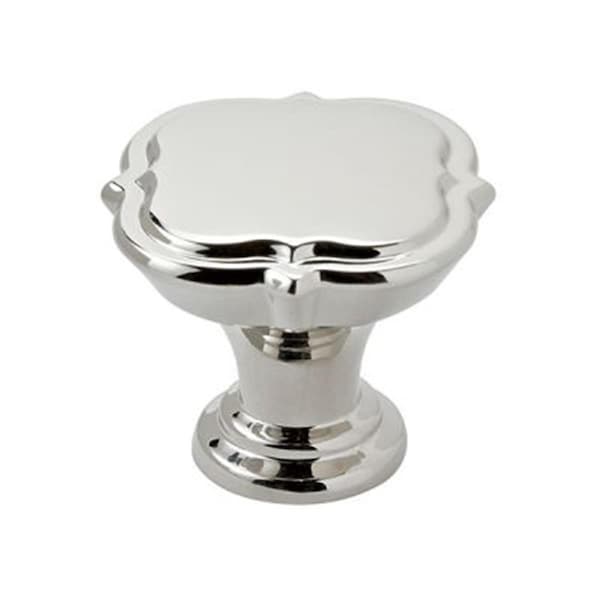 Amerock 1.37 in. Knob Grace Revitalize, Polished Nickel - A36628 PN