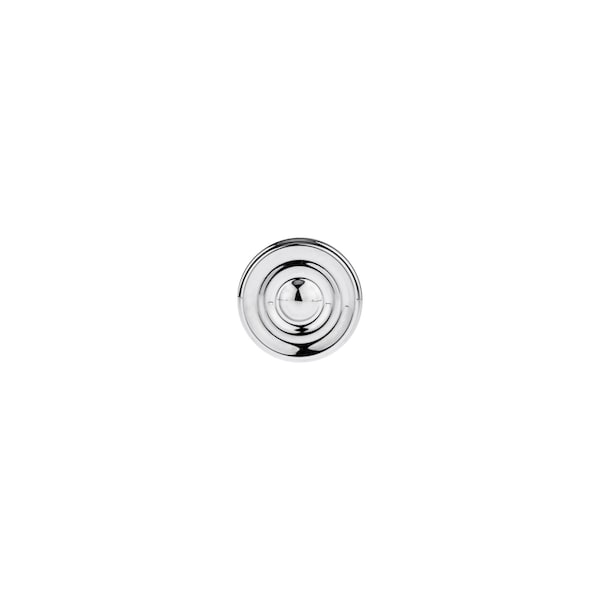 Richelieu 1 3/8 in (35 mm) Chrome Contemporary Cabinet Knob - BP872535140
