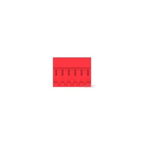 Te Connectivity Headers & Wire Housings Closed W/O Tabs 6P L.R. Red 22 Awg - 3-640428-6