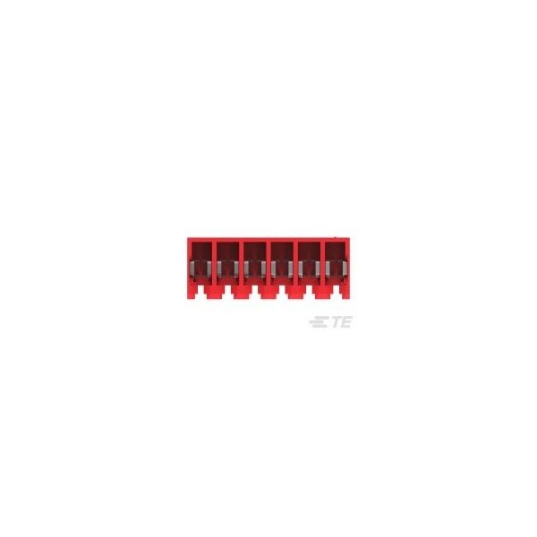 Te Connectivity Headers & Wire Housings Closed W/O Tabs 6P L.R. Red 22 Awg - 3-640428-6
