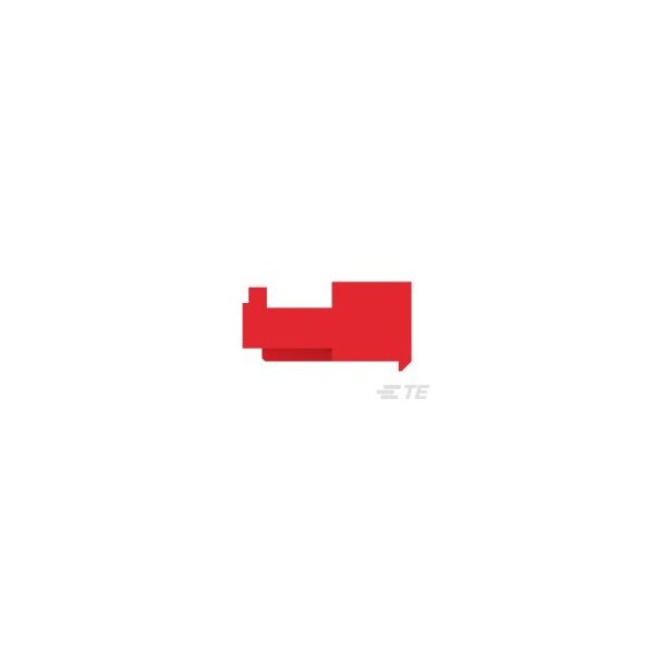 Te Connectivity Headers & Wire Housings 8P 22Awg Tin Clsd With Tab W/Red Strpe - 3-643813-8