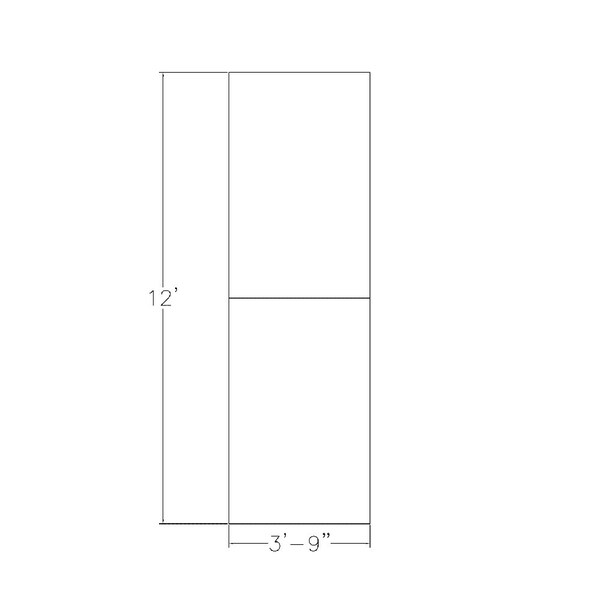 Skutchi Designs 45 in W, 144 in L, 29 in H, Engineered Wood Top, Grey - HAR-REC-48143-PT-AN