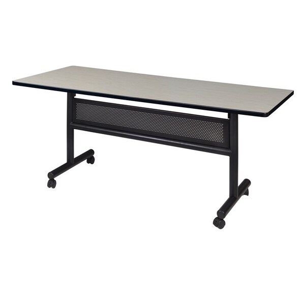 Kobe Rectangle FlipTop Table, 60" W, 29" H, Laminate Top, Maple - MKFTM6030PL