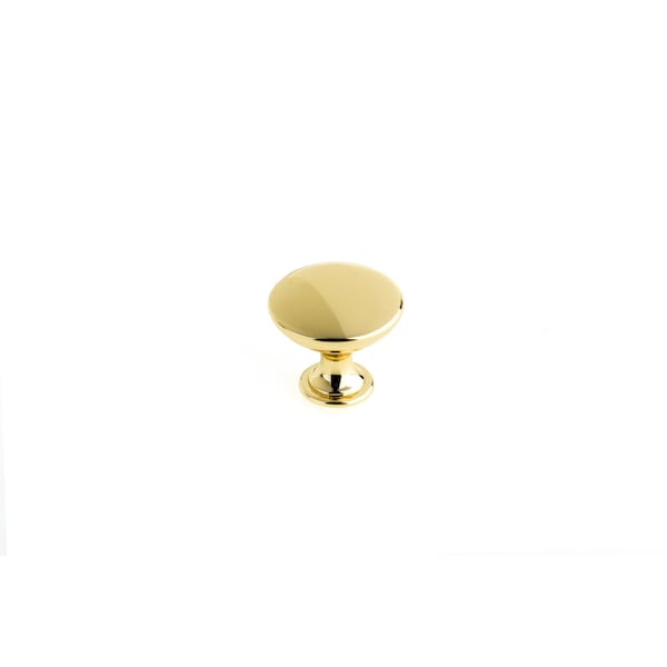 Richelieu 31/32 in (25 mm) Satin Gold Contemporary Cabinet Knob - BP904125160