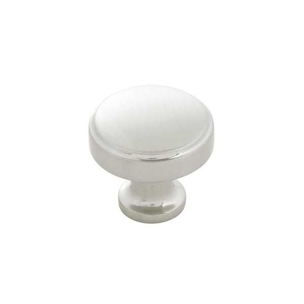 Belwith Products Belwith 1.25 in. dia. Cabinet Knobs, Satin Nickel - BWH077849 SN
