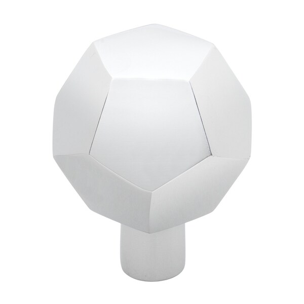Gliderite Hardware 1-1/2 in. Faceted Knob Polished Chrome, 25PK - 5826-PC-25