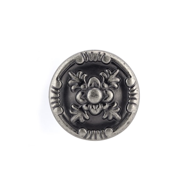Richelieu 1 1/4 in (32 mm) Pewter Traditional Cabinet Knob - BP82619142