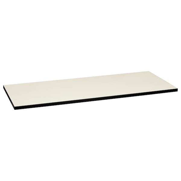 Hon Rectangle Table Top, 60" W, 24" L, 1.13" H, Silver Mesh/Black Top, High-Pressure Laminate - HMT2460G.N.B9.P