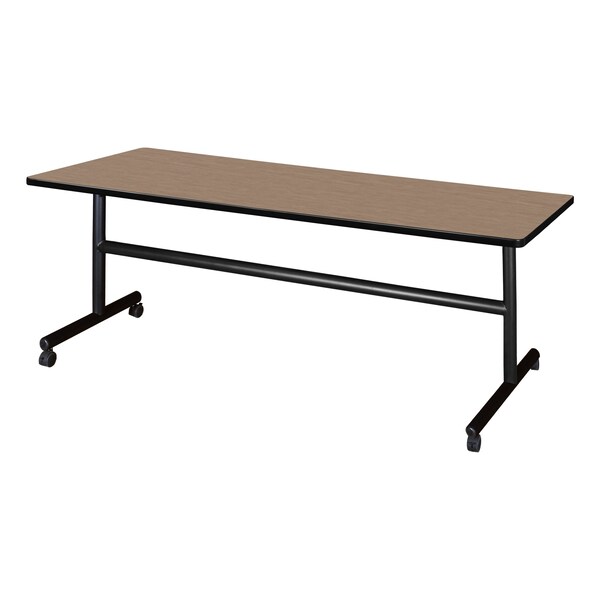 Regency Kobe Flip-Top Training Nesting Table, 72 in W, 30 in L, Noble Oak - MKFT7230NO