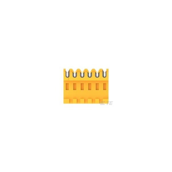 Te Connectivity Headers & Wire Housings Feed Thru Wo Tab 6P L.R. Orange 18 Awg - 3-640599-6